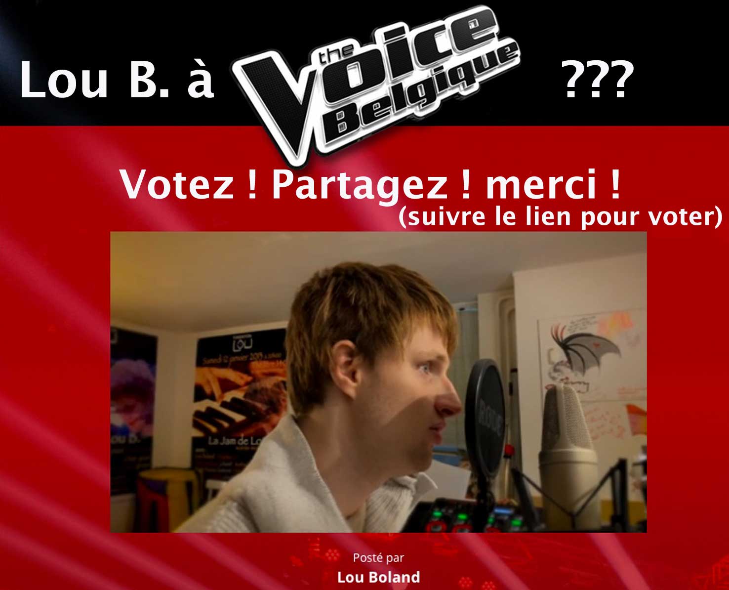 You are currently viewing Lou B. à The Voice Belgique ?