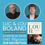 Petit showcase de Lou B. ce dimanche 10/11/24 à la Librairie Filigranes